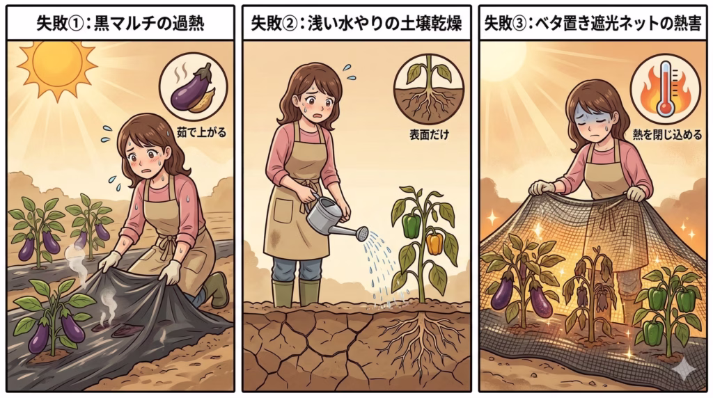 土壌・マルチングの3大失敗